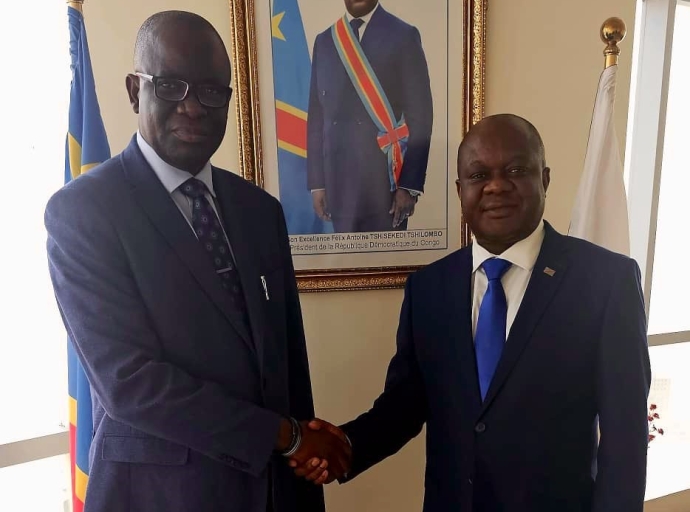 Visite exceptionnelle pour exprimer un soutien inconditionnel, Francophonie et Diaspora Congolaise : Isidore Kwandja chez Crispin Mbadu Phanzu !